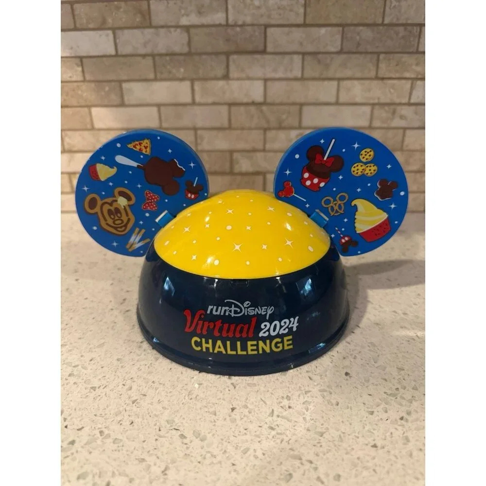 RunDisney Virtual Summer Series Snack Bowl 2024 Snacktastic Mickey‎ Ears (g5)